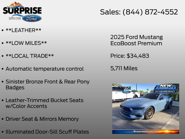 Used 2025 Ford Mustang Premium RWD image 17