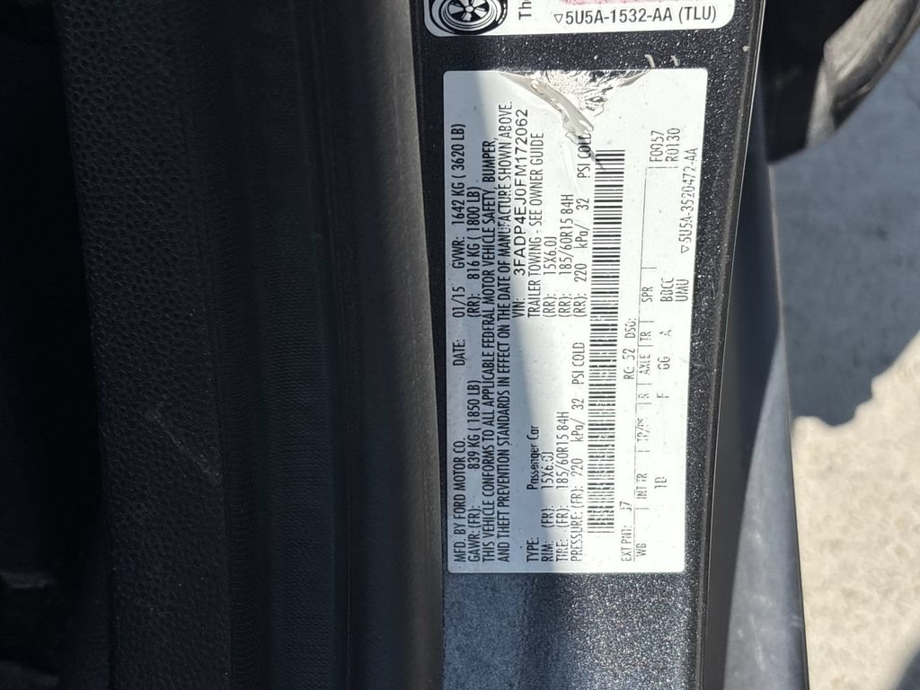 Used 2015 Ford Fiesta SE w/ Comfort Package FWD image 10