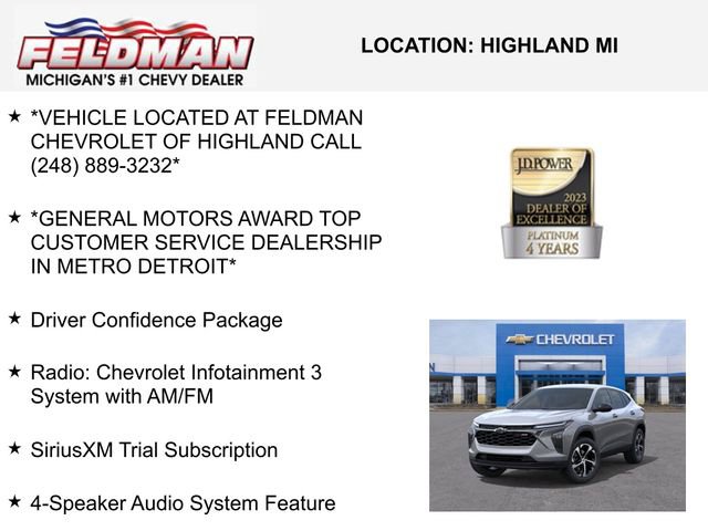 New 2026 Chevrolet Trax RS w/ Driver Confidence Package image 3