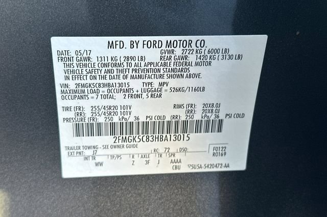 Used 2017 Ford Flex SEL w/ Equipment Group 202A FWD image 34