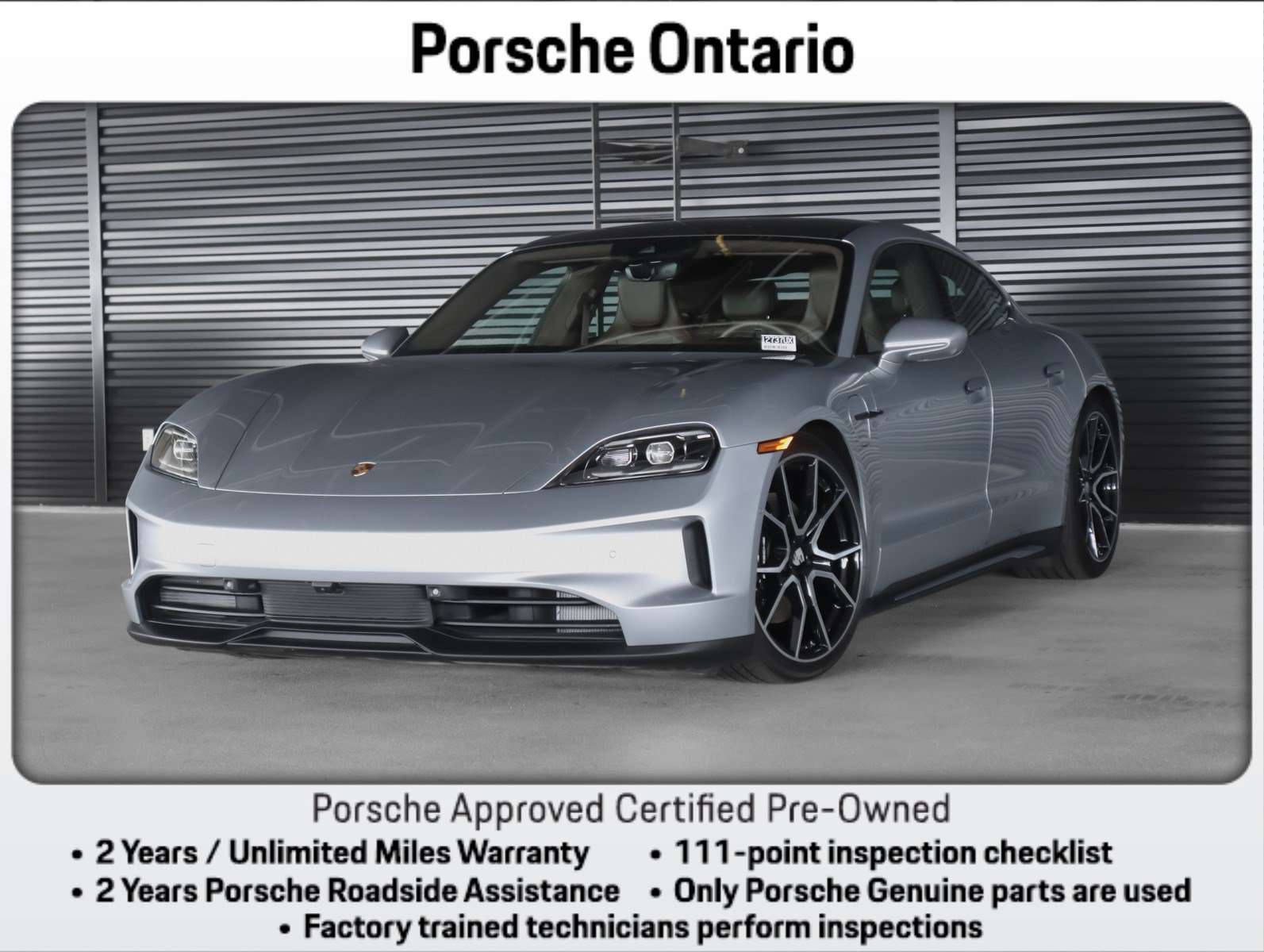 Certified 2026 Porsche Taycan 4S