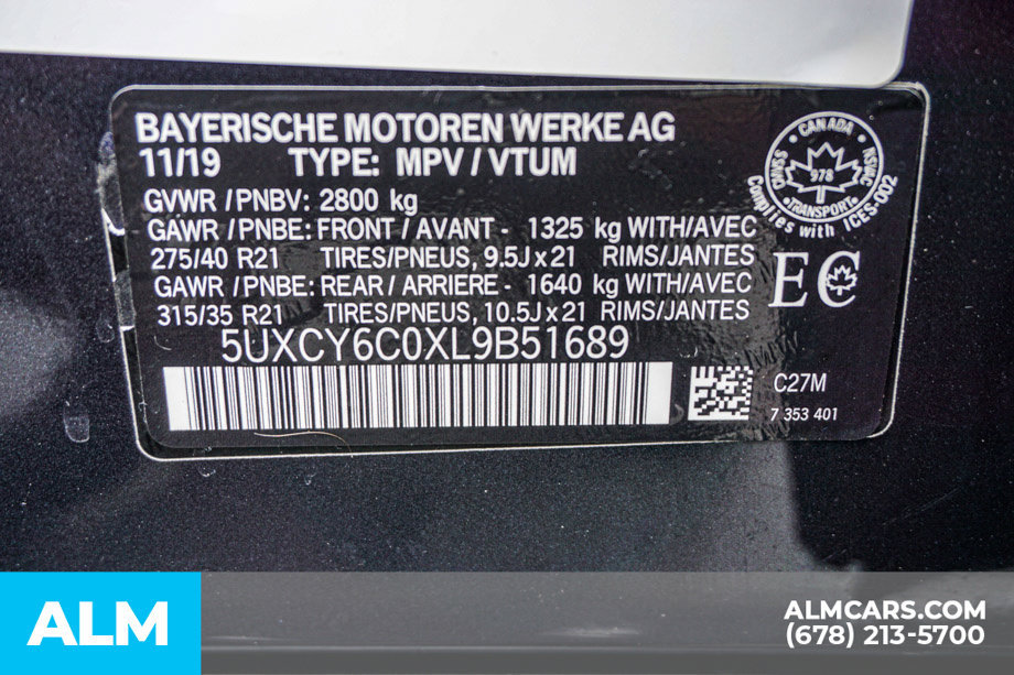 Used 2020 BMW X6 xDrive40i w/ Premium Essential Package AWD/4WD image 61