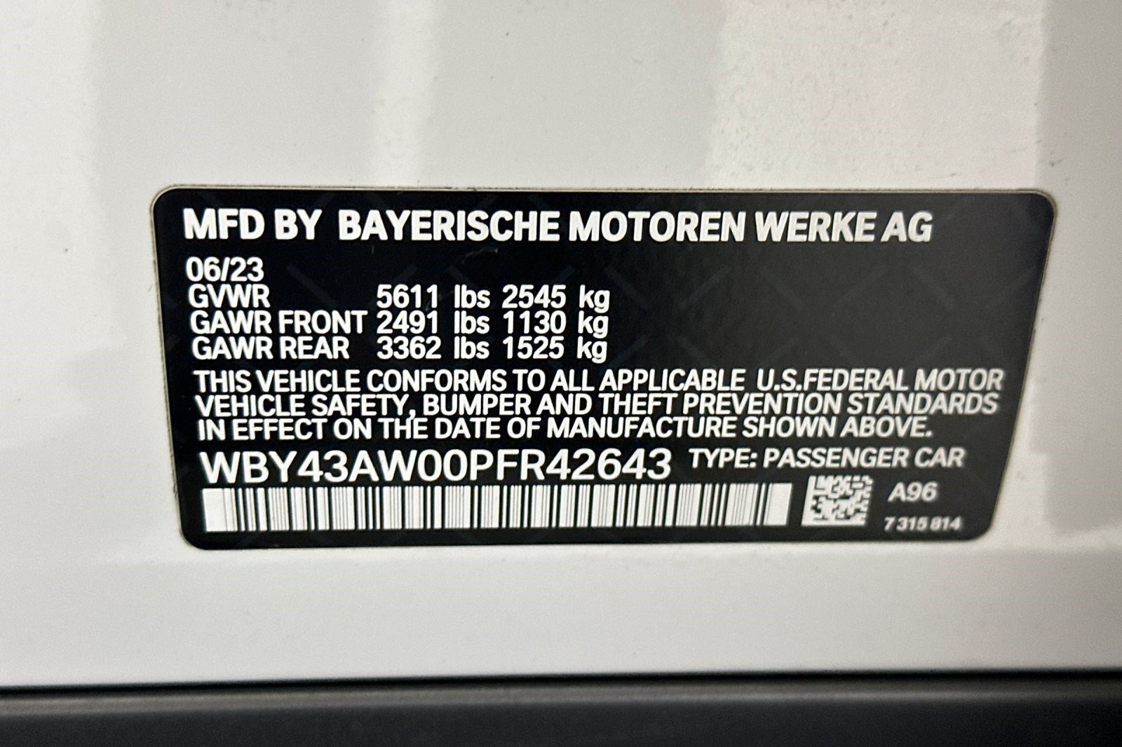 Certified 2023 BMW i4 eDrive35 w/ Premium Package RWD image 18