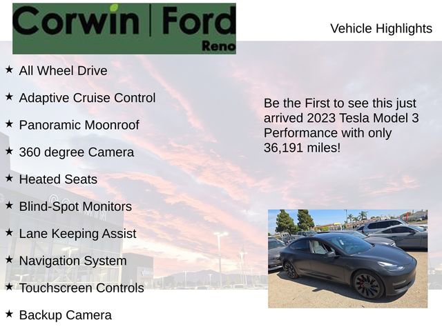 Used 2023 Tesla Model 3 Performance image 4
