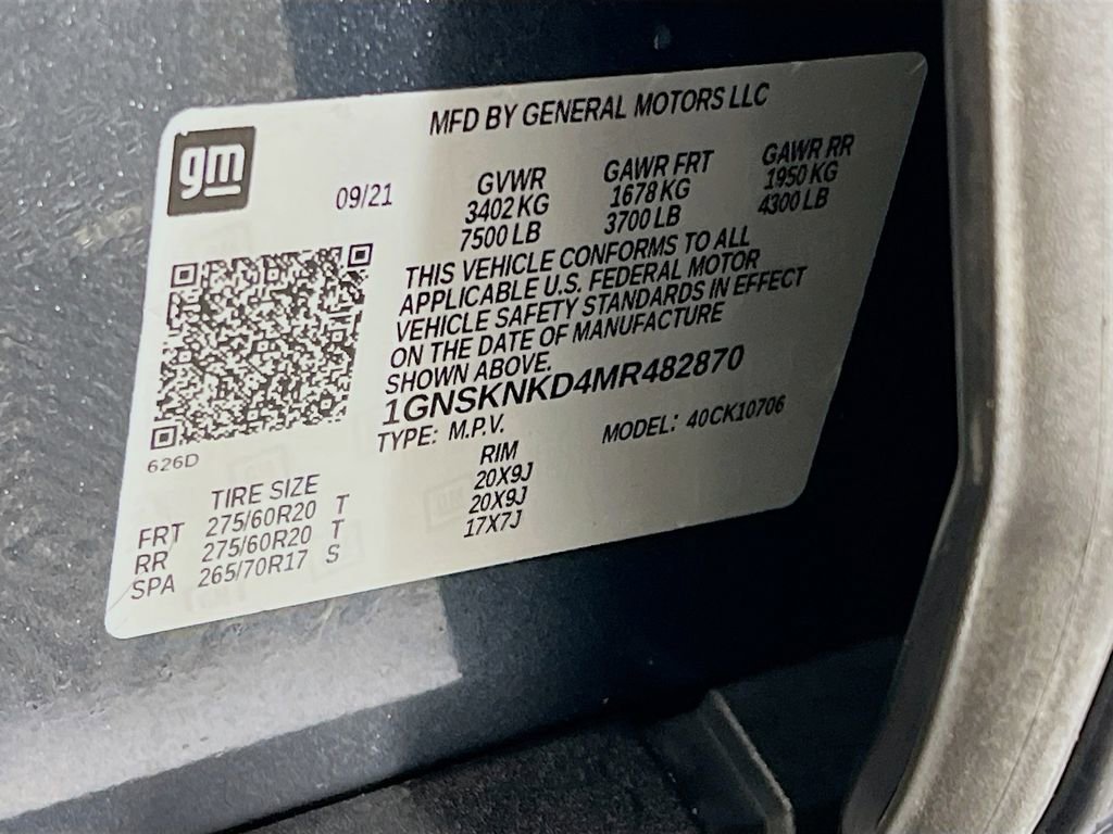 Used 2021 Chevrolet Tahoe LT image 34