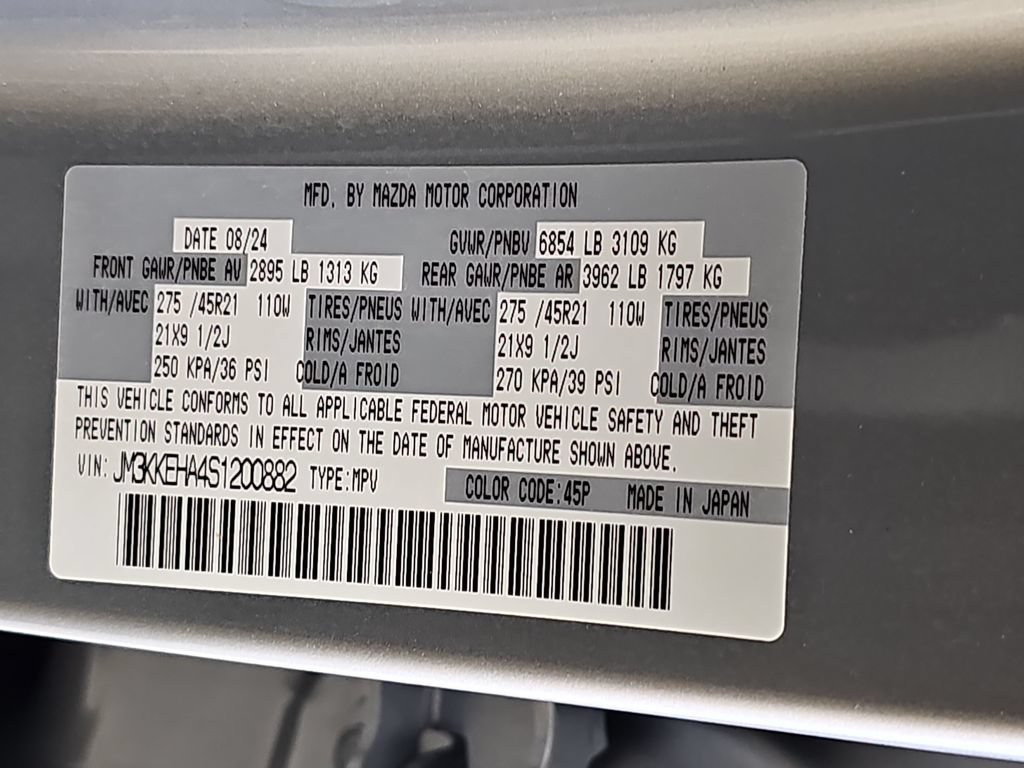 Used 2025 MAZDA CX-90 Plug-In Hybrid w/ Premium Plus AWD/4WD image 38
