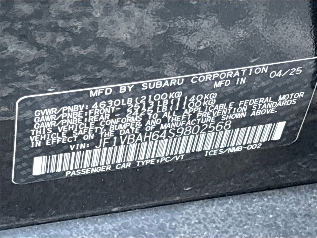 Used 2025 Subaru WRX Premium image 31