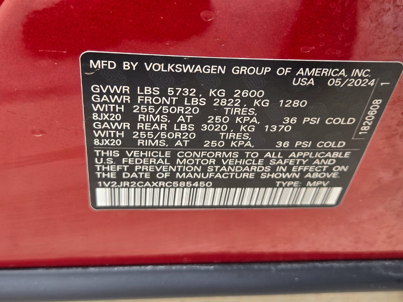 Used 2024 Volkswagen Atlas SE FWD image 33