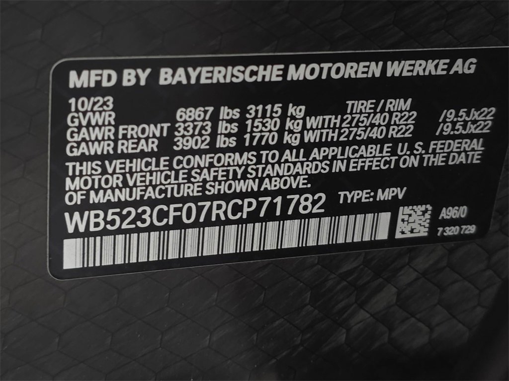 Certified 2024 BMW iX xDrive50 w/ Premium Package image 33