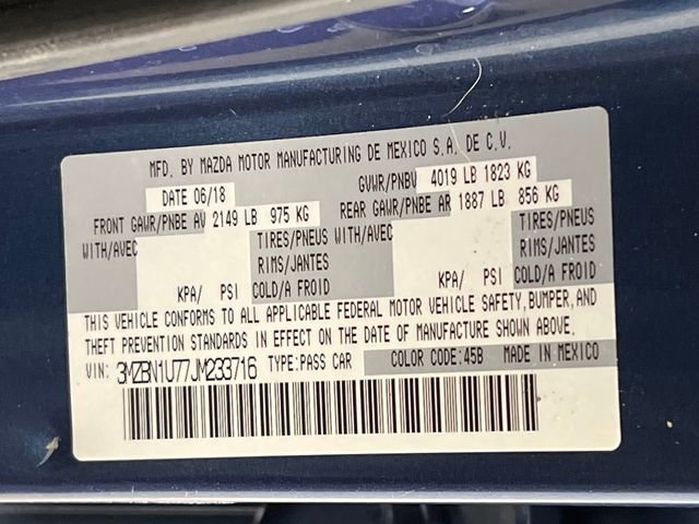 Used 2018 MAZDA MAZDA3 Sport w/ Preferred Equipment Package image 34