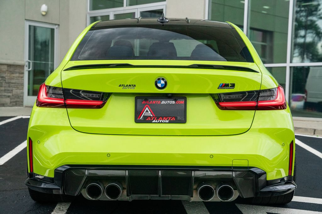 Used 2021 BMW M3 Competition w/ M Carbon Exterior Package RWD image 19