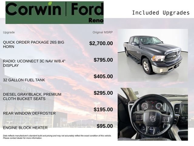 Used 2017 RAM 1500 Big Horn image 3