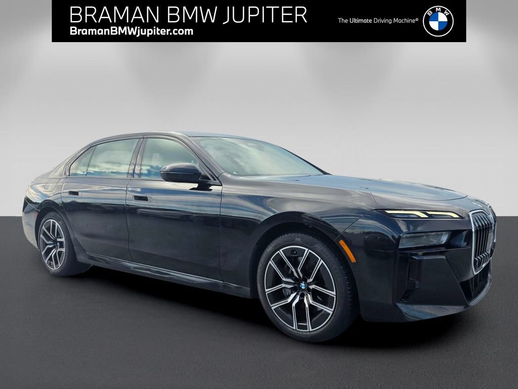 Certified 2023 BMW 740i w/ Parking Assistance Package RWD image 1