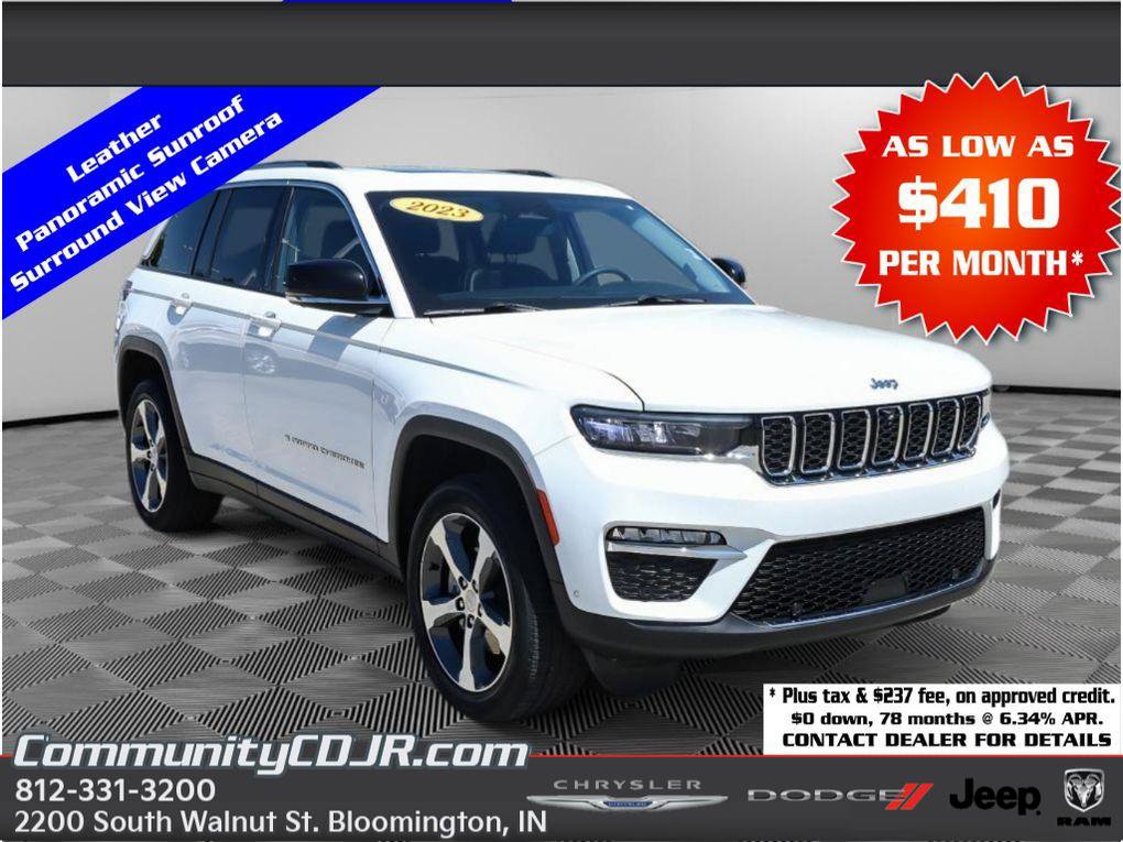 Used 2023 Jeep Grand Cherokee 4WD 4xe w/ Luxury Tech Group II