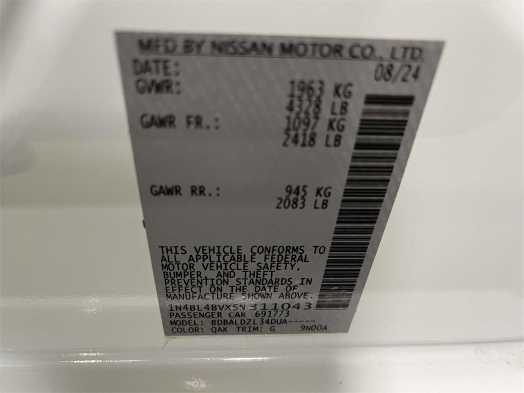 Certified 2025 Nissan Altima 2.5 S image 24