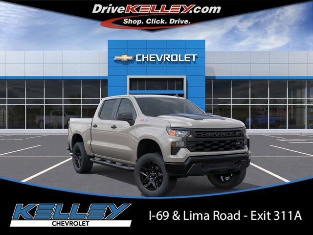 New 2026 Chevrolet Silverado 1500 Custom Trail Boss w/ Turbomax Blackout Package image 1