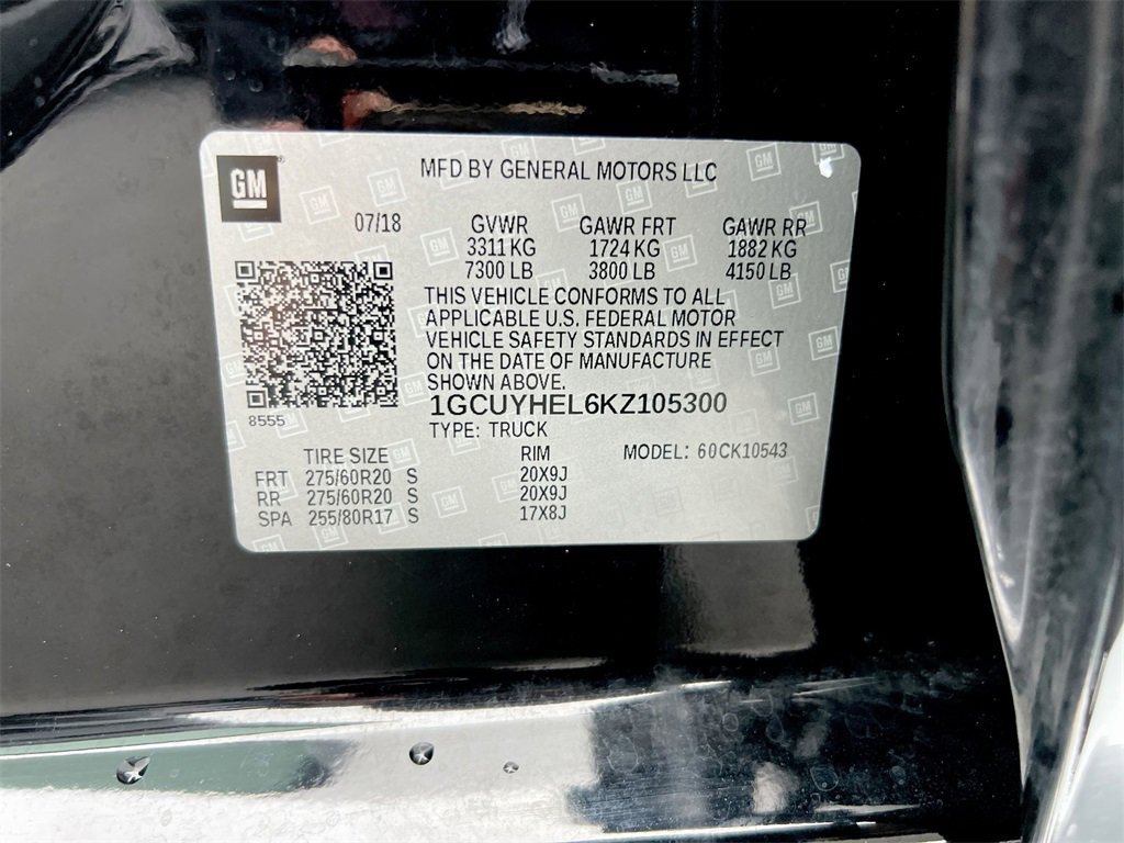 Certified 2019 Chevrolet Silverado 1500 High Country w/ Technology Package image 27