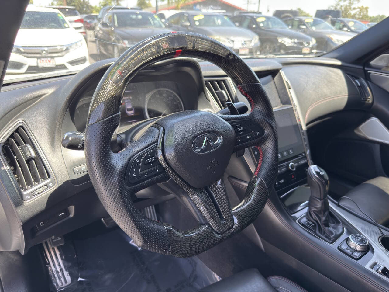 Used 2018 INFINITI Q50 Red Sport 400 w/ Sensory Package (Sport) RWD image 17