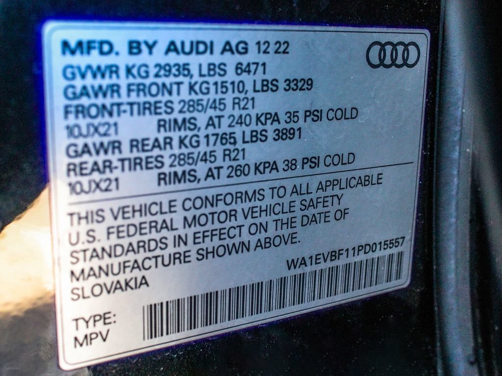 Used 2023 Audi Q8 Premium Plus w/ Premium Plus Package AWD/4WD image 14