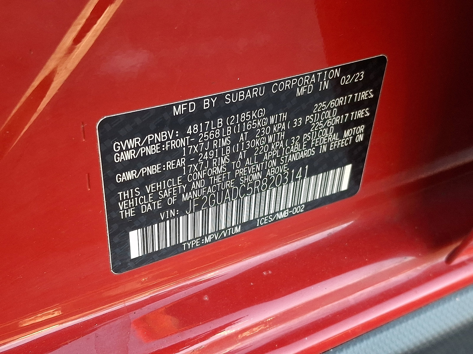 Used 2024 Subaru Crosstrek 2.0i Premium image 26