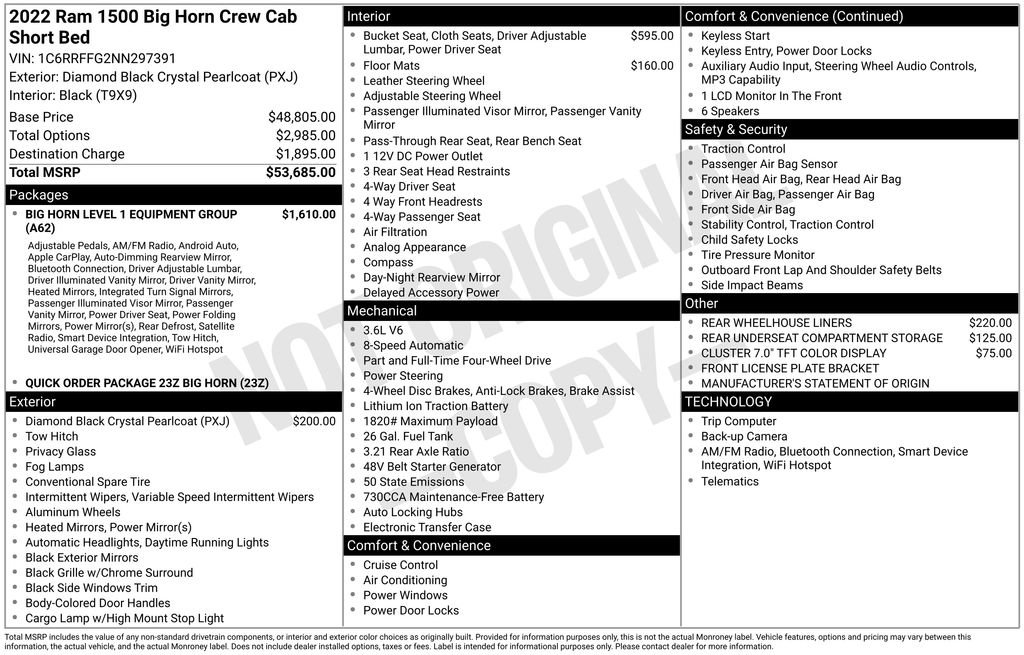 Used 2022 RAM 1500 Big Horn image 21