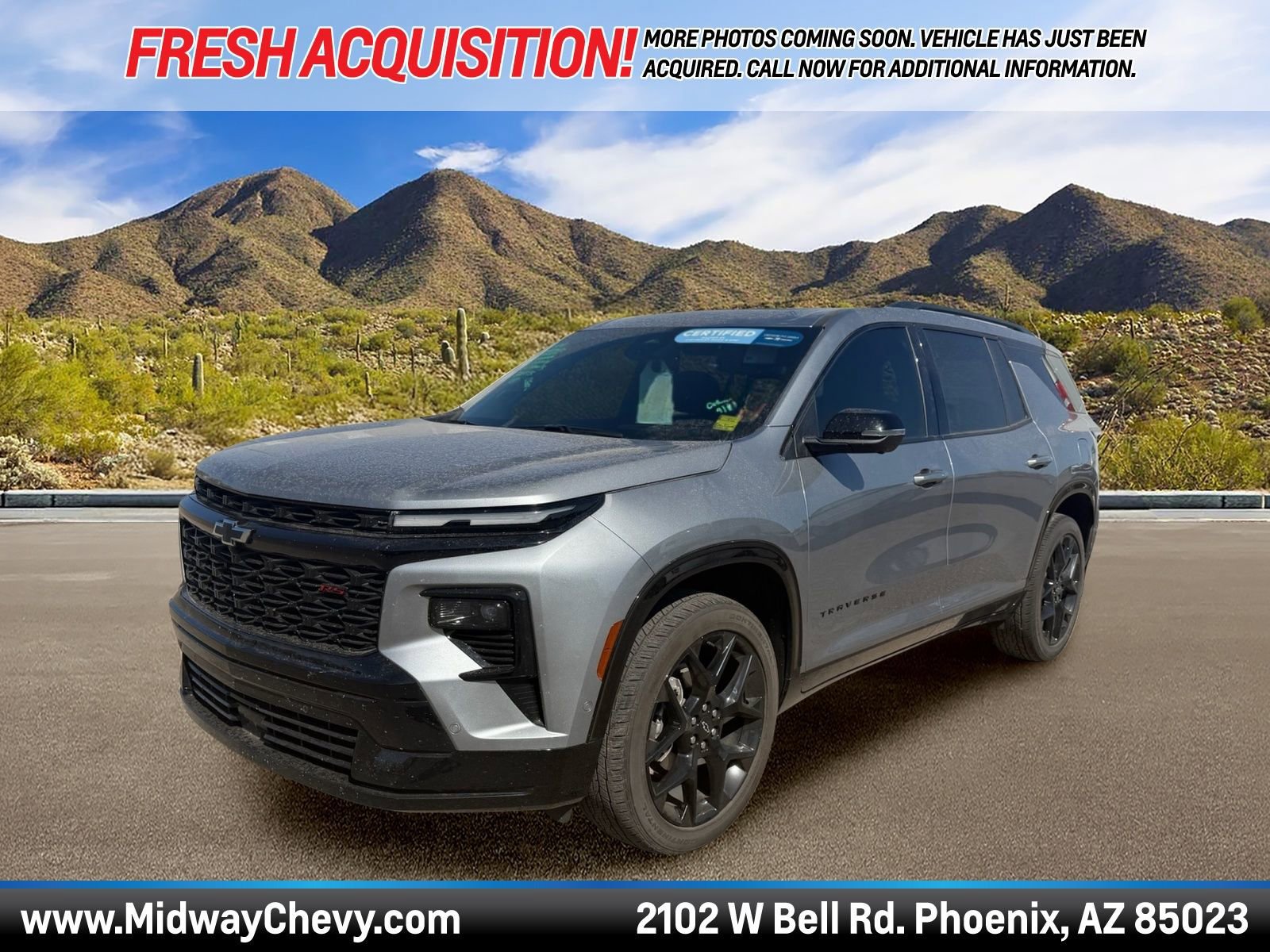 Certified 2024 Chevrolet Traverse RS