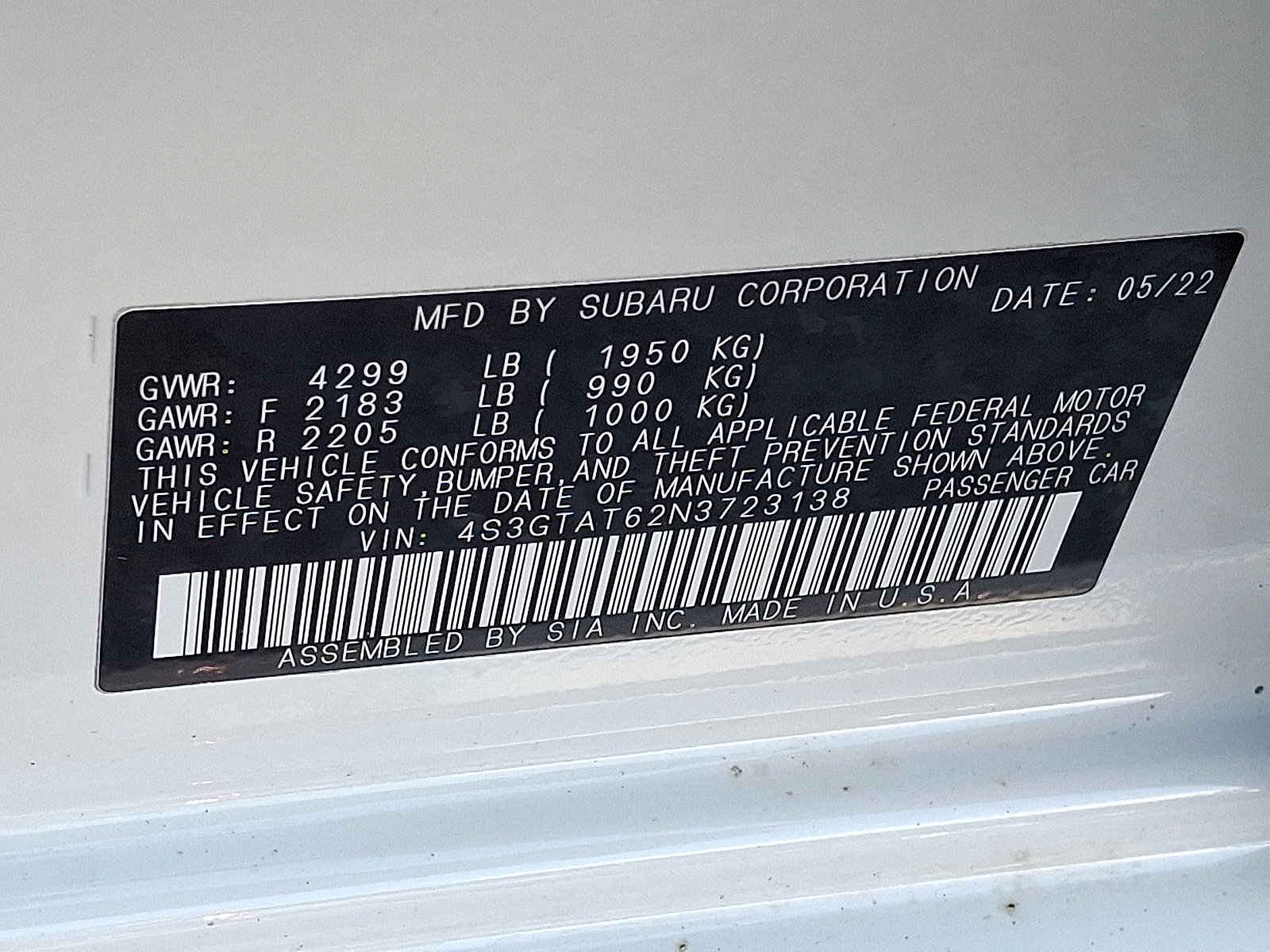 Used 2022 Subaru Impreza 2.0i Limited image 26