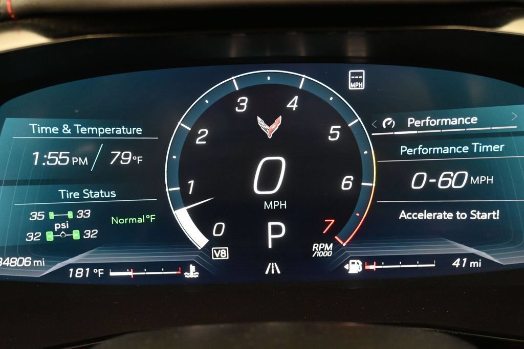 Used 2021 Chevrolet Corvette Stingray Preferred Conv w/ Z51 Performance Package RWD image 14