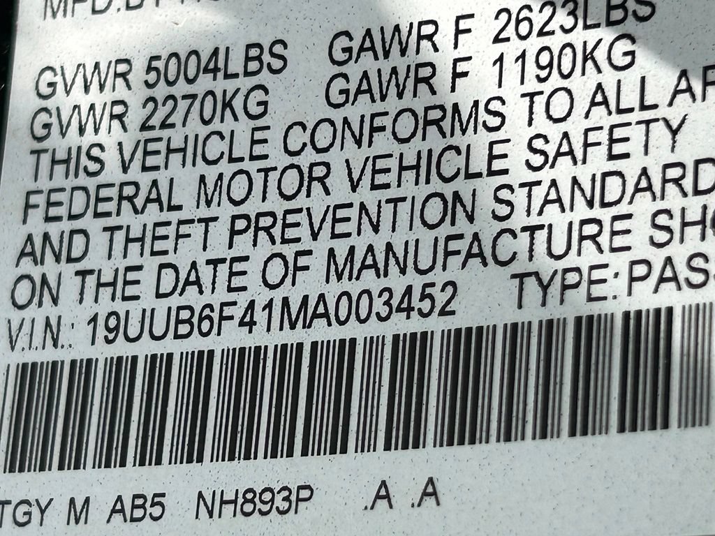 Used 2021 Acura TLX SH-AWD w/ Technology Package image 52
