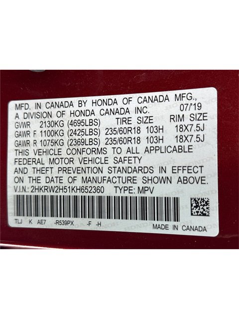 Used 2019 Honda CR-V EX image 27
