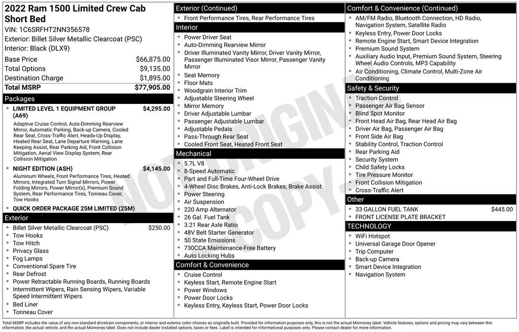 Used 2022 RAM 1500 Limited image 27
