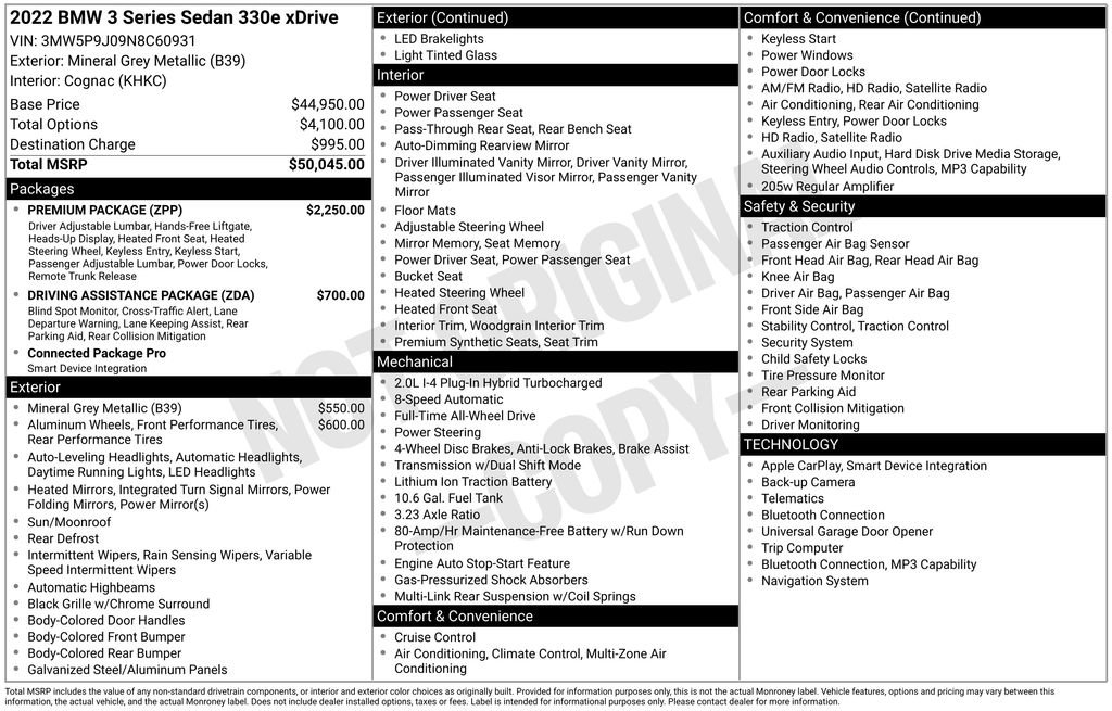 Used 2022 BMW 330e xDrive w/ Premium Package image 6