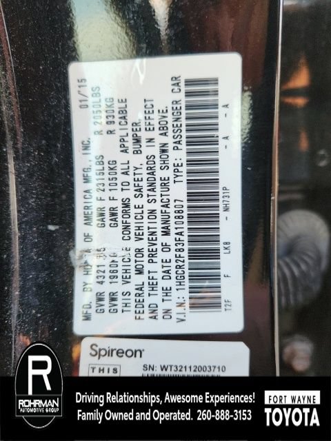 Used 2015 Honda Accord EX-L image 11