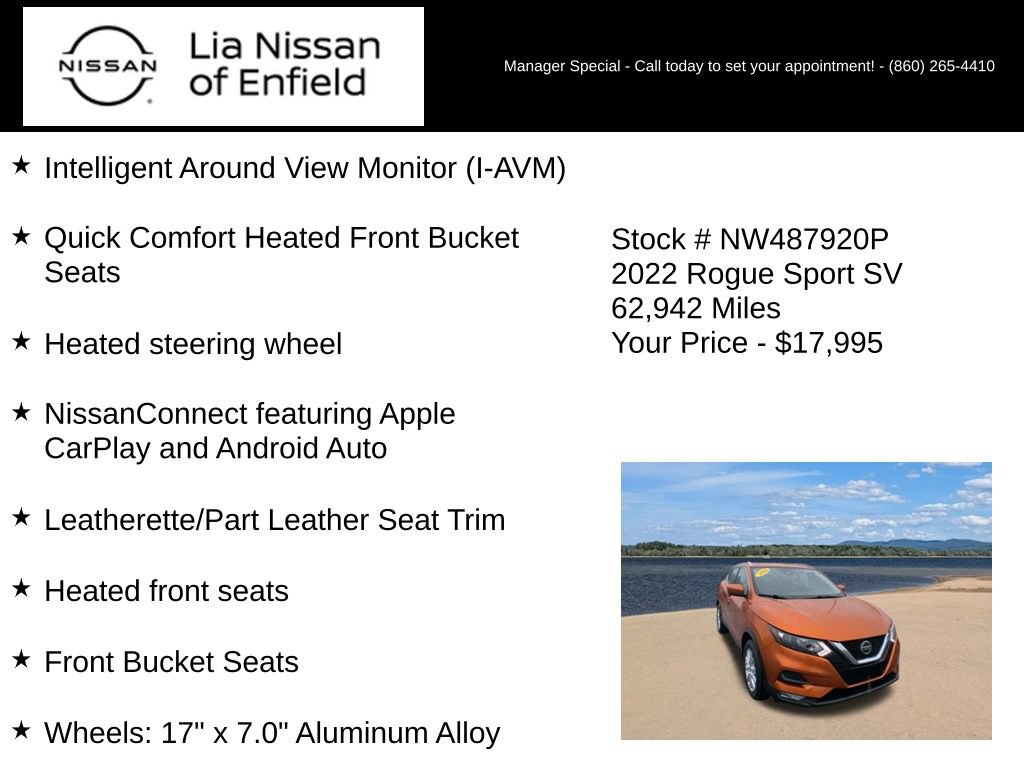 Used 2022 Nissan Rogue Sport SV w/ Technology Package AWD/4WD image 25