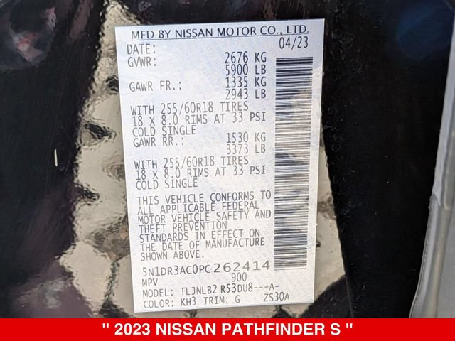 Certified 2023 Nissan Pathfinder S AWD/4WD image 40