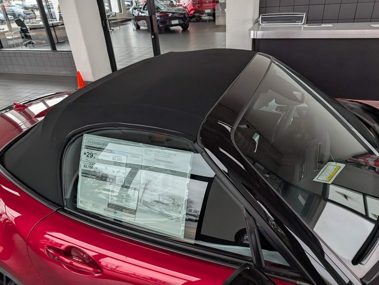 New 2026 MAZDA MX-5 Miata Club w/ Weather Package image 2