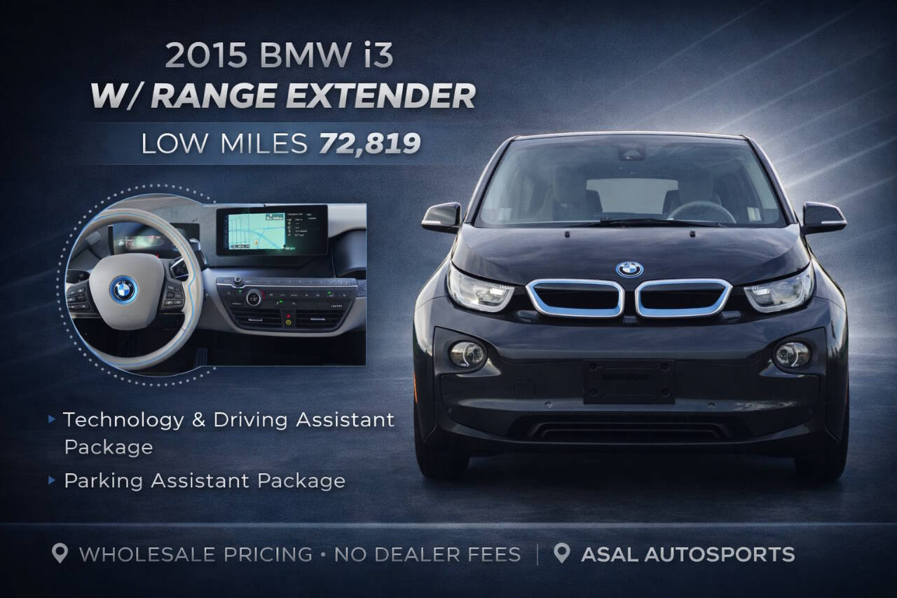Used 2015 BMW i3 w/ Range Extender RWD image 2