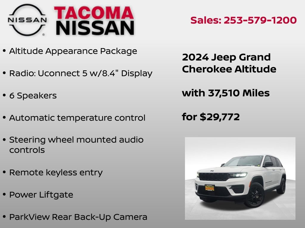 Used 2024 Jeep Grand Cherokee Altitude image 18
