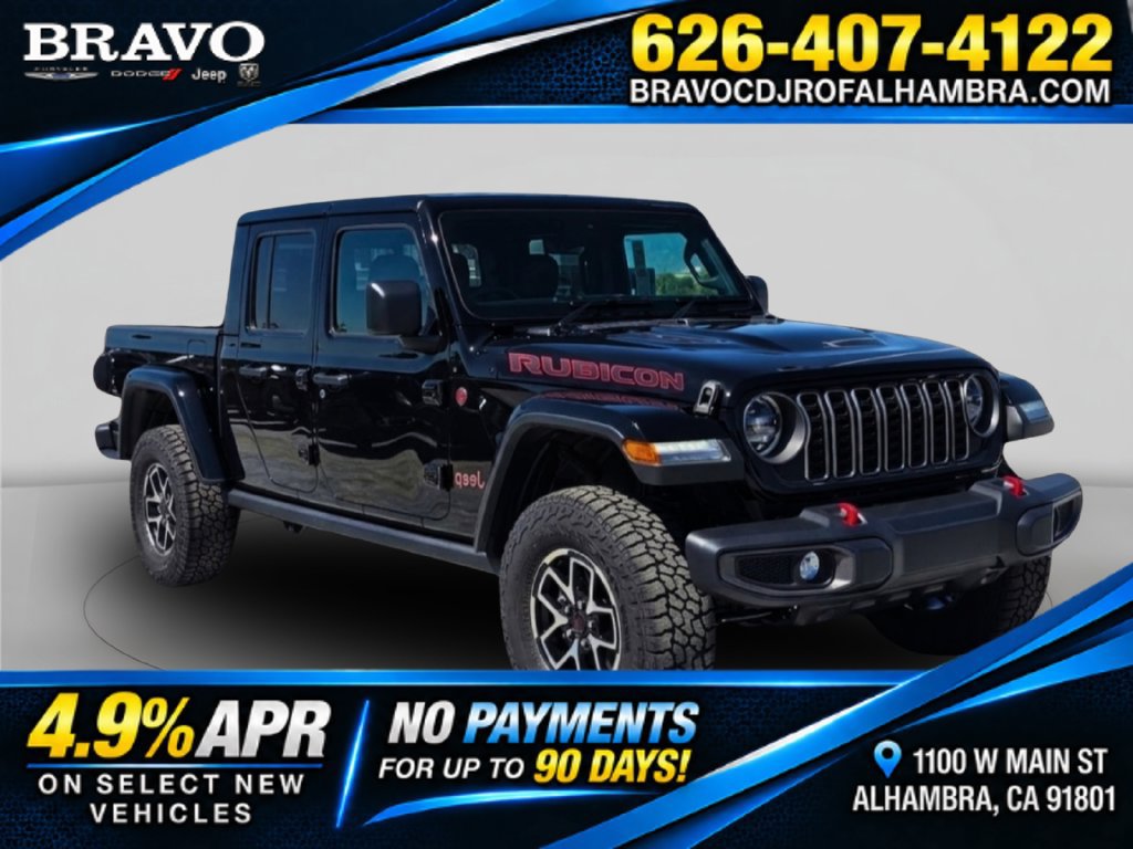 New 2026 Jeep Gladiator Rubicon w/ Steel Power Dome Hood Package