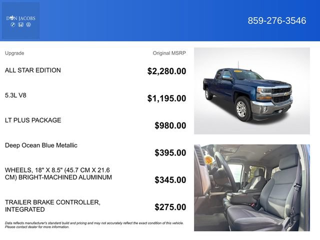 Used 2016 Chevrolet Silverado 1500 LT w/ All Star Edition image 5
