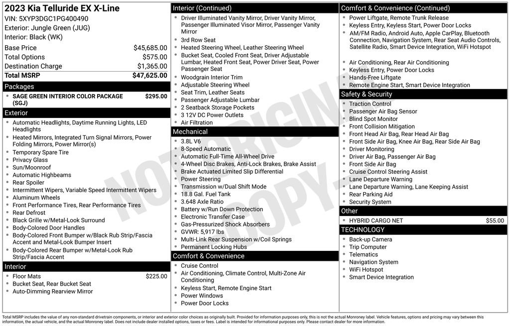 Certified 2023 Kia Telluride EX X-Line image 7
