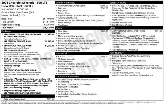 New 2026 Chevrolet Silverado 1500 LTZ image 3