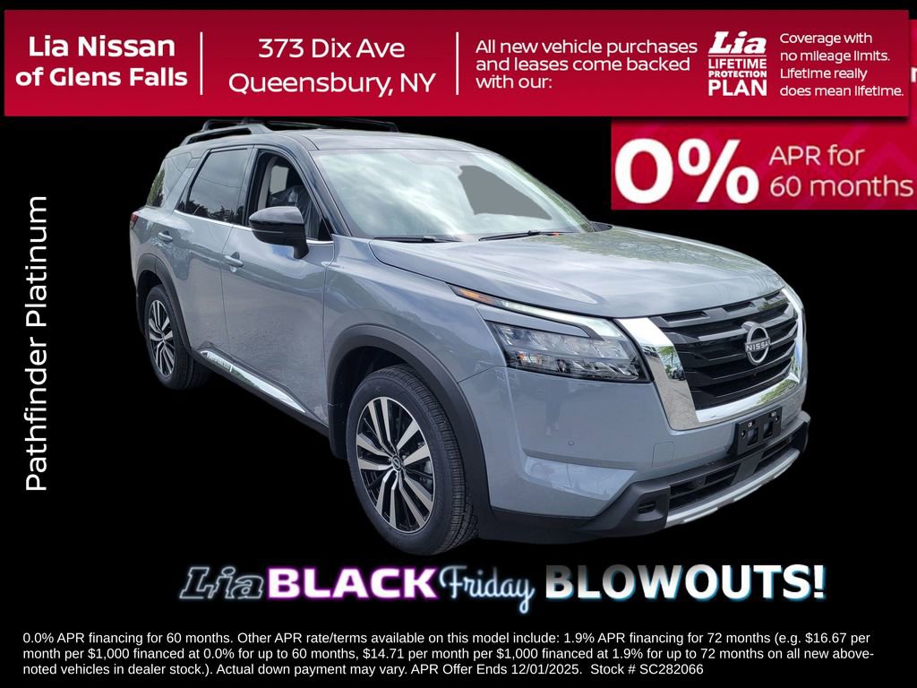 New 2025 Nissan Pathfinder Platinum w/ Cargo Package
