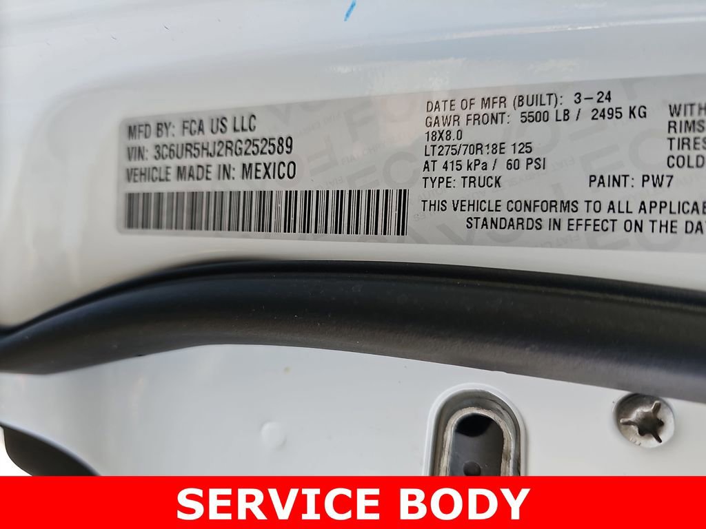 Used 2024 RAM 2500 Tradesman w/ Chrome Appearance Group image 31