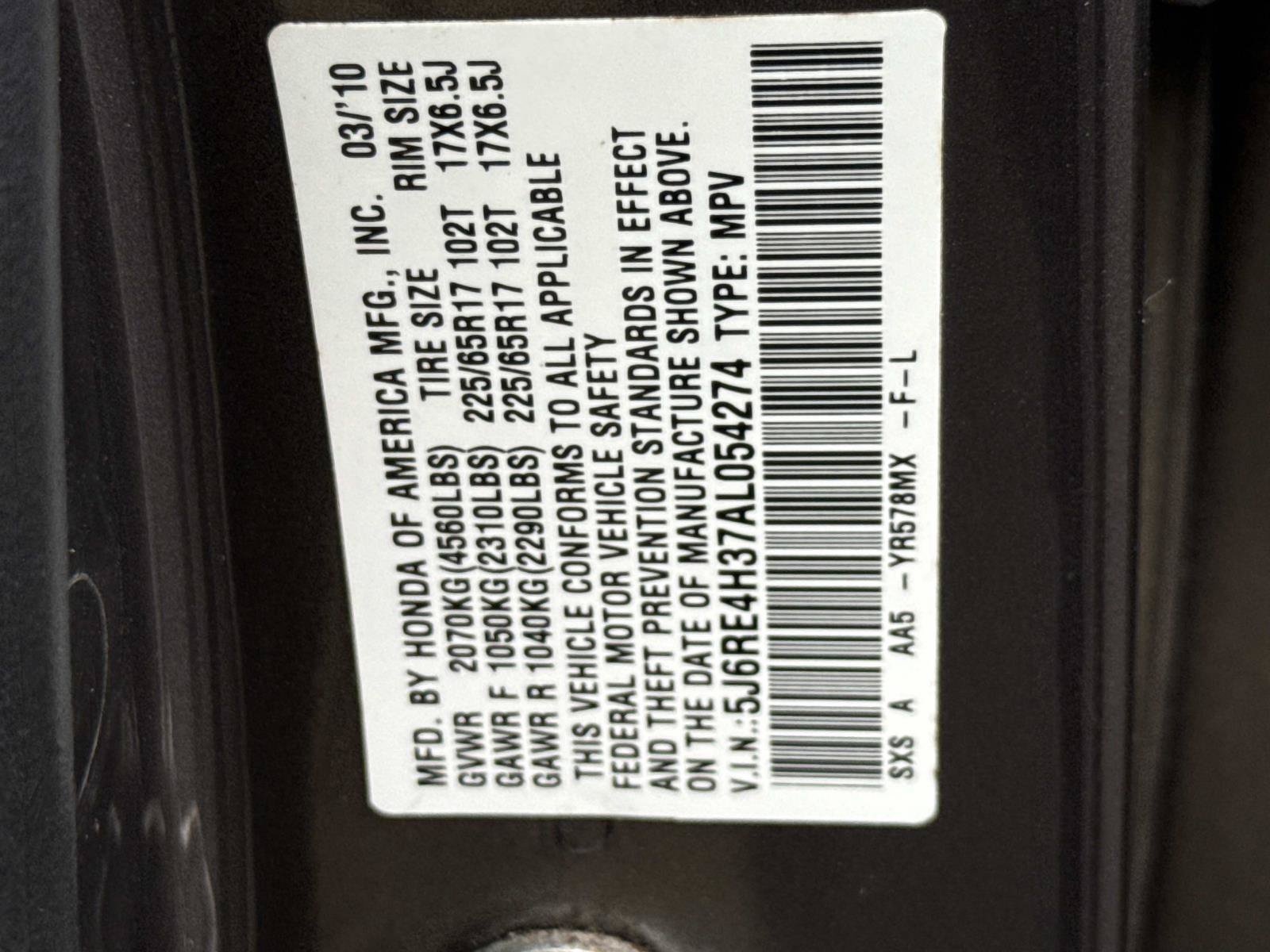 Used 2010 Honda CR-V LX image 23
