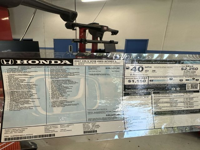 New 2027 Honda CR-V Sport-L image 1
