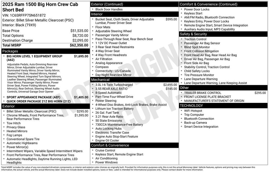 Used 2025 RAM 1500 Big Horn image 4