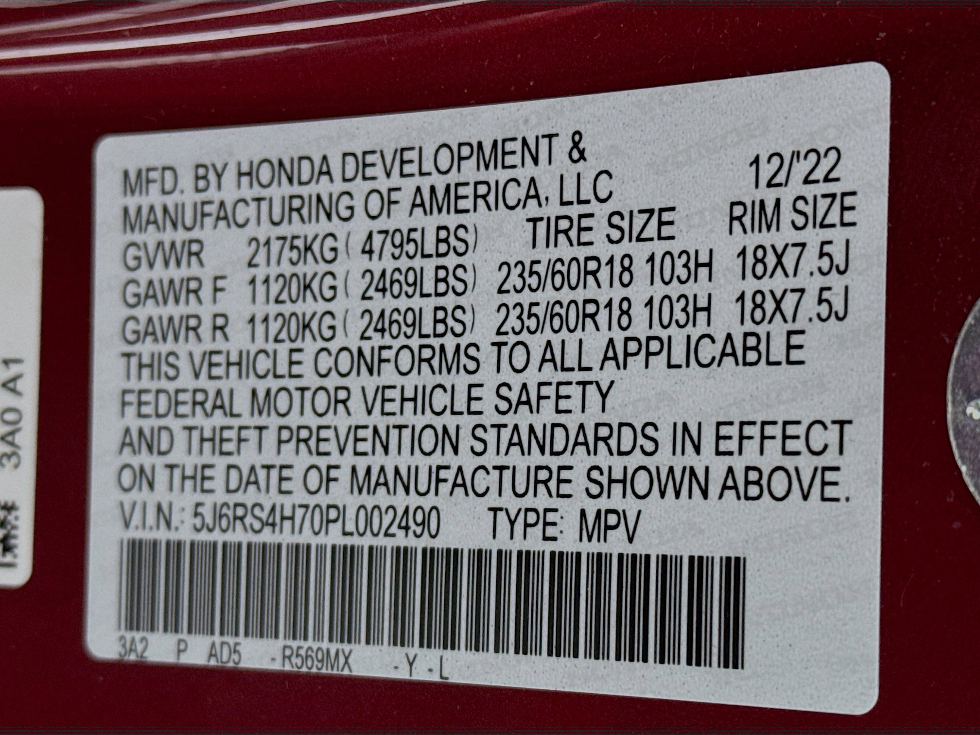 Certified 2023 Honda CR-V EX-L image 31