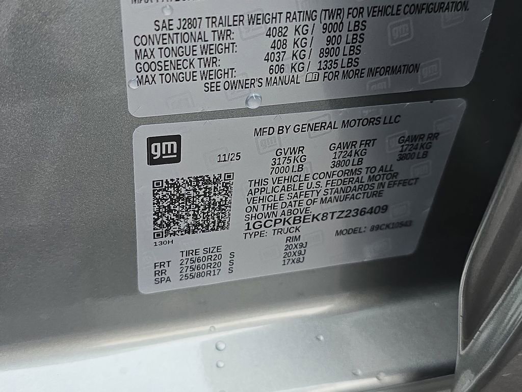 New 2026 Chevrolet Silverado 1500 Custom w/ Turbomax Blackout Package image 32