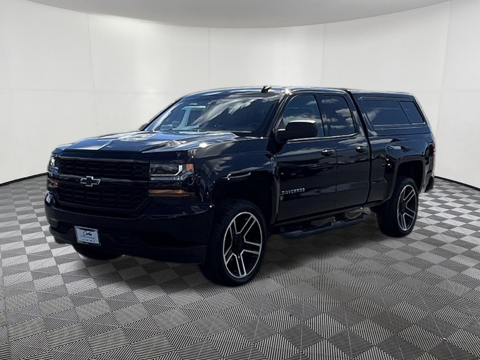 Used 2018 Chevrolet Silverado 1500 Custom w/ LPO, Black Pack AWD/4WD image 3